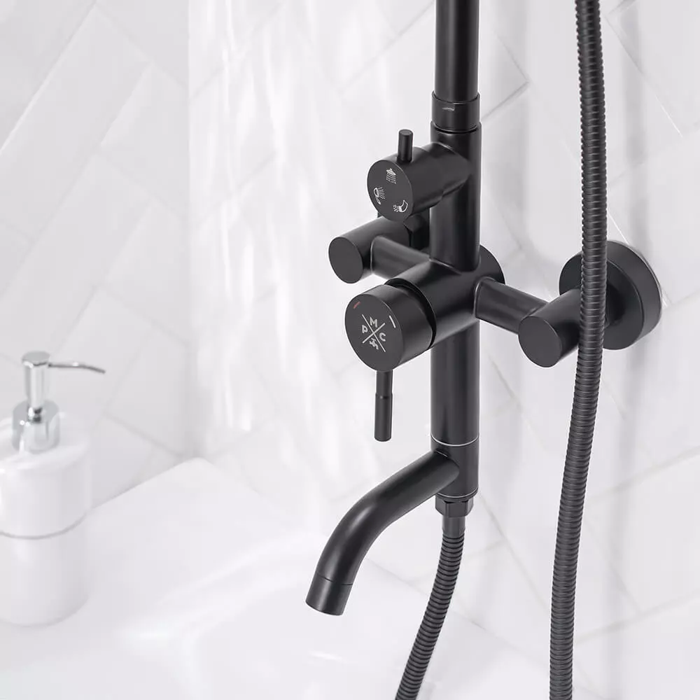 Смеситель душевой стойки SUS124BL-009DK