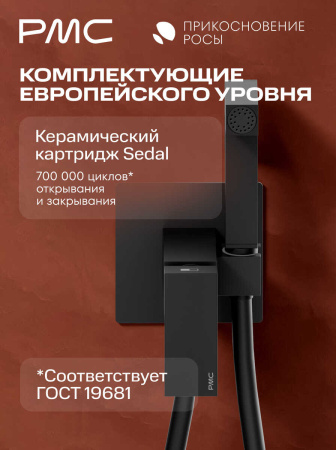 ПР-Б1102-11 Смеситель с гигиеническим душем, ø25