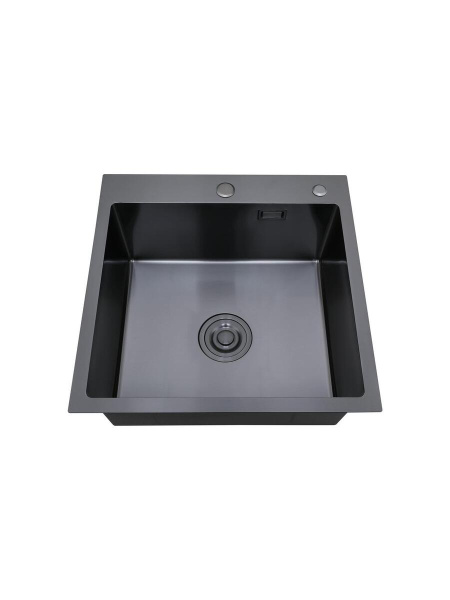 MR-5050BL Набор 3 в 1 РМС (кухонная мойка+ корзина раздвижная+ дозатор врезной)