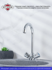 Смеситель для кухни РМС SL116-274F двуручковый Хром